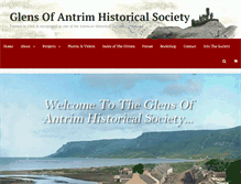 Tablet Screenshot of antrimhistory.net